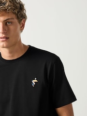 Black License Guinness Plain Embroidered T-Shirt - Image 4 of 7
