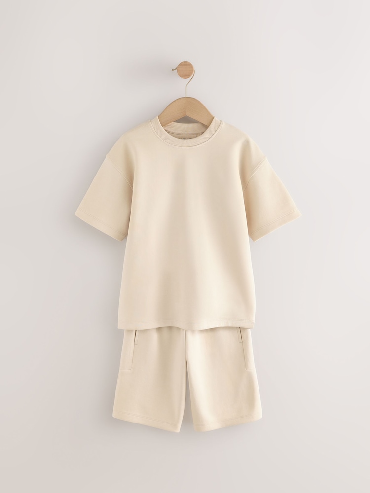 Pierre - Ensemble t-shirt et short épais décontracté (3-16 ans) - Image 1 of 4