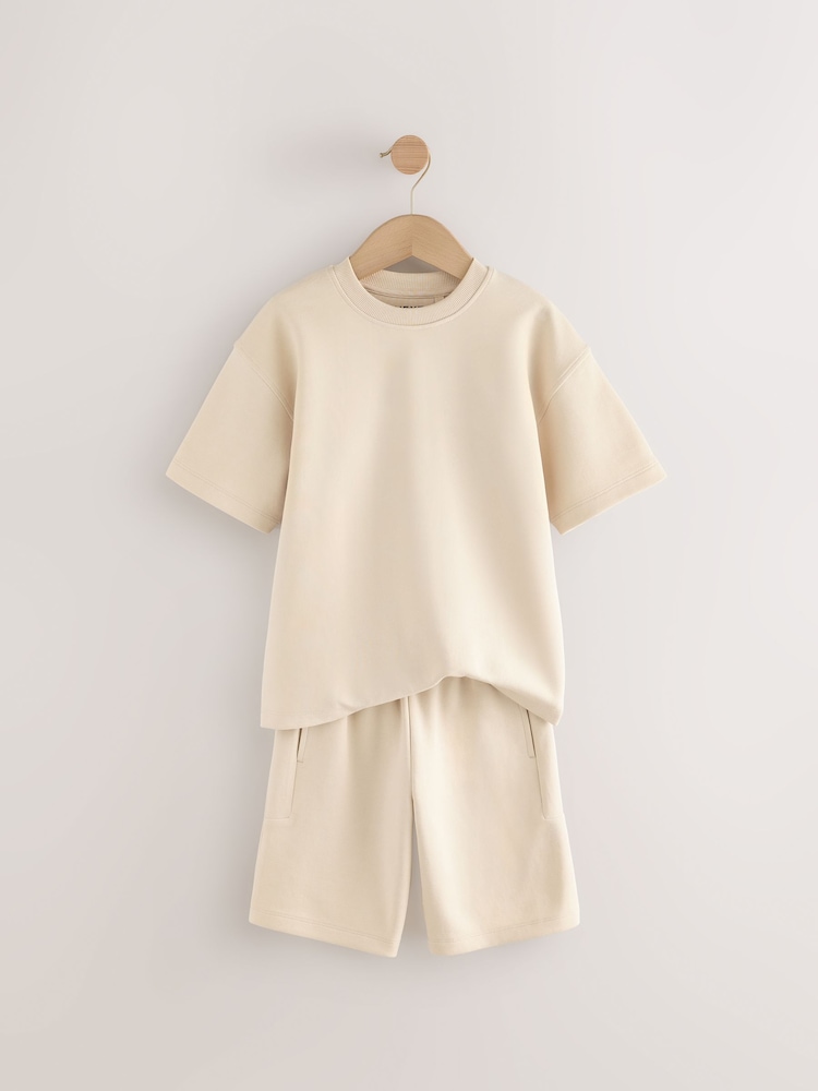 Pierre - Ensemble t-shirt et short épais décontracté (3-16 ans) - Image 2 of 4