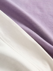 Purple/Cement 100% Cotton Utility Short Sleeve T-Shirt and Shorts Set (3-16yrs) - Image 4 of 5