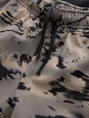 Black Tie Dye Relaxed Fit Short Sleeve T-Shirt and Shorts Set (3-16yrs) - Image 4 of 5