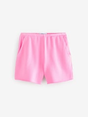 Fluro Rose - Short en jersey 100% coton délavé à ourlet brut - Image 6 de 8