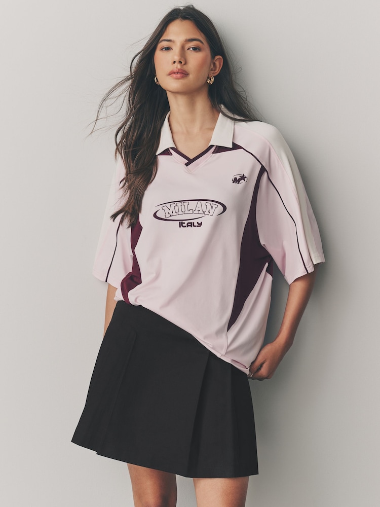 Black Pleated Kilt Mini 100% Cotton Skirt - Image 1 of 7 Black Pleated Kilt Mini 100% Cotton Skirt - Image 1 of 7