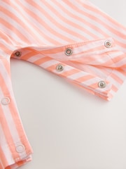 Оранжевый/белый в полоску - Baby 100% Cotton Woven Dungarees (0mths-3yrs) - Image 10 of 12