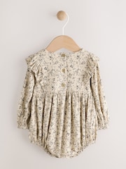 Floral Mono Baby Bloomer Romper (0mths-3yrs) - Image 6 of 10