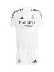 طقم للشباب بتصميم الطقم الأساسي لفريق Real Madrid لموسم 2024-25 بطبعة 9 Mbappé من adidas - صورة 2 من 3