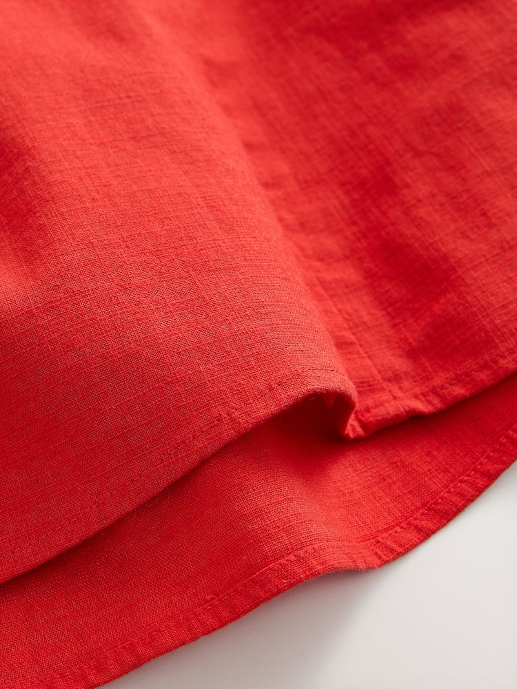 Red Drop Waist Maxi Skirt - Image 5 of 5
