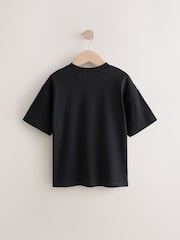 Black/ Brights Football Boot Relaxed Fit Short Sleeve Graphic Print T-Shirt (3-16yrs) - Image 2 of 4