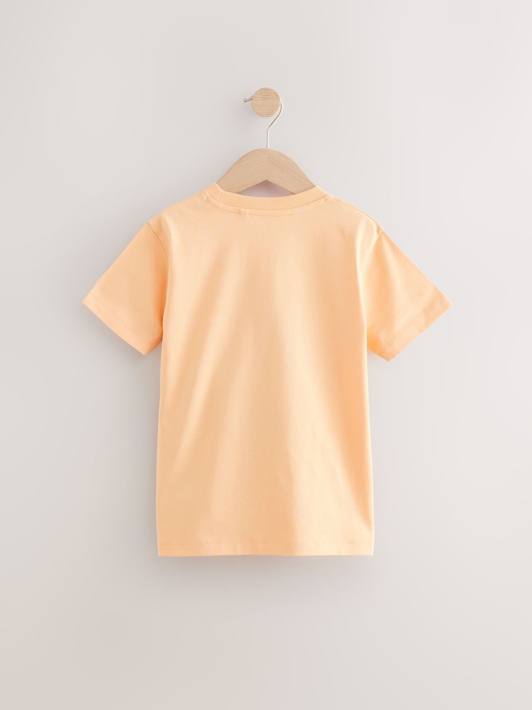 Orange Gecko Short Sleeve Graphic Print T-Shirt (3-16yrs) - Image 2 of 4