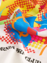 White Venice Beach Relaxed Fit Short Sleeve Graphic Print T-Shirt (3-16yrs) - Image 3 of 4