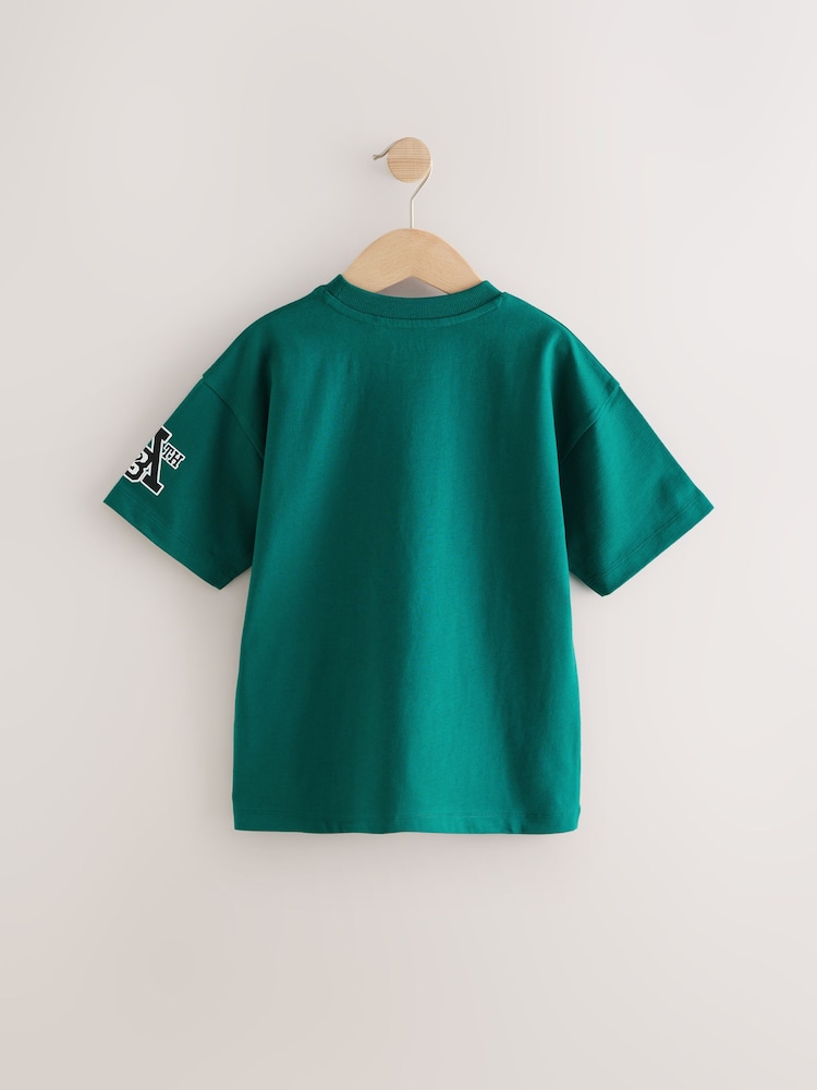 Green Gamer Relaxed Fit Short Sleeve Graphic Print T-Shirt (3-16yrs) - Image 2 of 4
