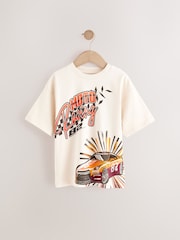 Stone Racing-opdruk op de achterkant - Relaxed Fit Short Sleeve Graphic Print T-Shirt (3-16yrs) - Image 1 of 4