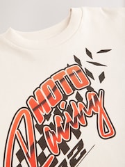 Stone Racing-opdruk op de achterkant - Relaxed Fit Short Sleeve Graphic Print T-Shirt (3-16yrs) - Image 4 of 4