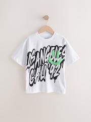 White Graffiti LA Relaxed Fit Short Sleeve Graphic Print T-Shirt (3-16yrs) - Image 5 of 6