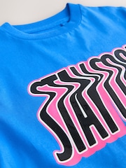 Blue Stay Cool Regular Fit Short Sleeve Graphic 100% Cotton T-Shirt (3-16yrs) - Image 4 of 5