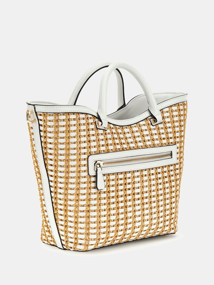 Guess Rattan Atalia Tote Bag - Image 2 of 4