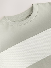 Mineral Green Colourblock Short Sleeve T-Shirt (3-16yrs) - Image 3 of 4