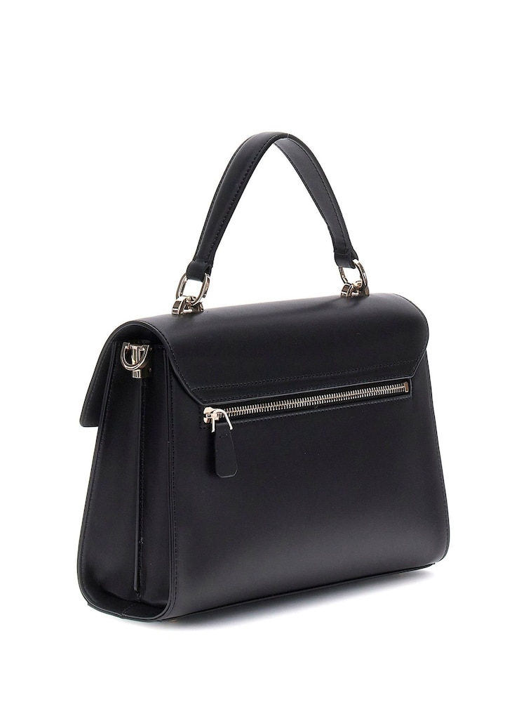 Guess 100% Cotton Aldith Top Handle Flap Bag - Image 2 of 4