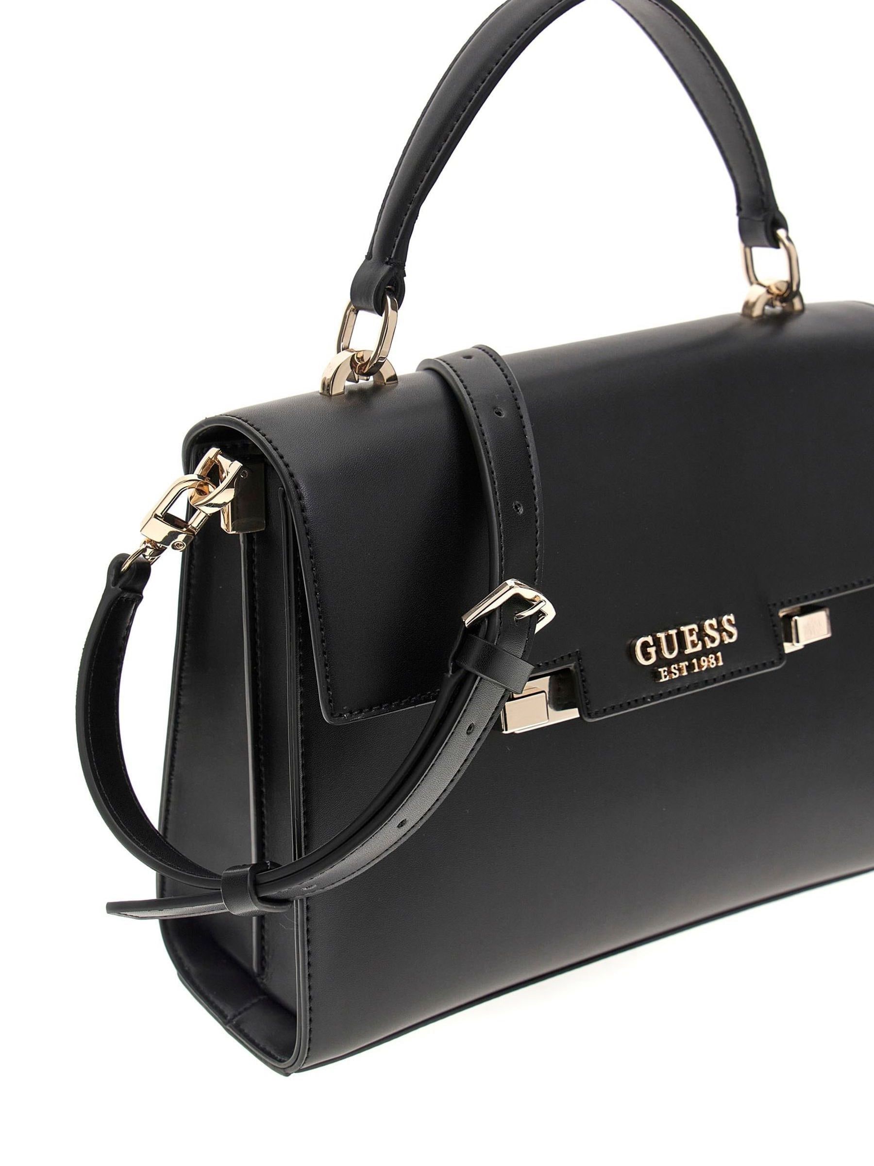 Buy Guess 100% Cotton Aldith Top Handle Flap Bag from Next USA
