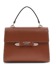 Guess 100% Cotton Aldith Top Handle Flap Bag - Image 1 of 4