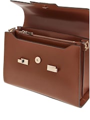 Guess 100% Cotton Aldith Top Handle Flap Bag - Image 4 of 4