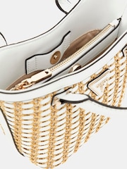 Guess Small Rattan Atalia Natural Tote Bag - Image 3 of 4