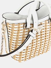 Guess Small Rattan Atalia Natural Tote Bag - Image 4 of 4