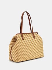 Guess Large Cognac Vikky 2 In 1 Tan Brown Tote Bag - Image 2 of 4