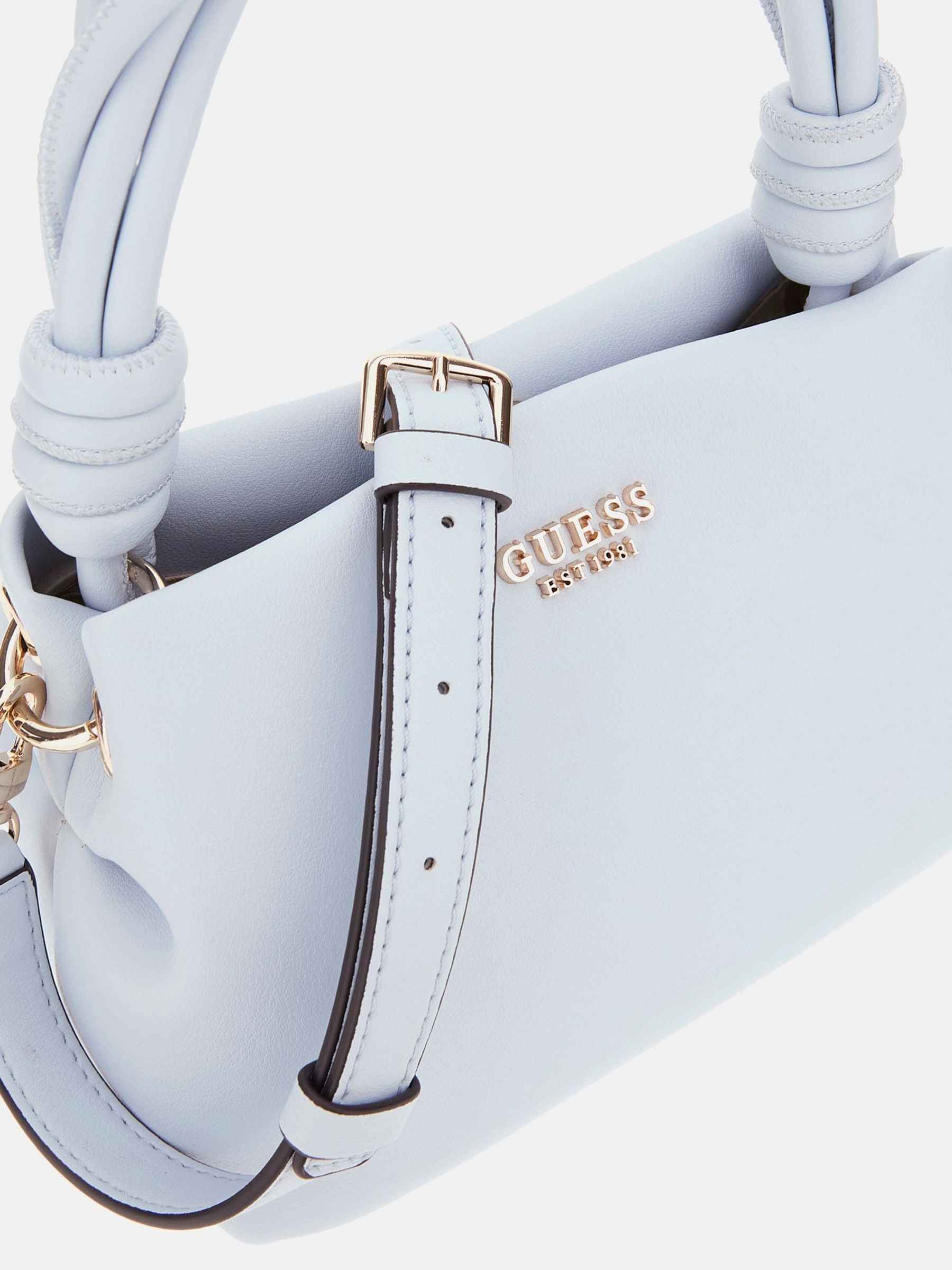 Buy Guess Light Blue Sansa Top Handle Cross-Body Bag from Next USA