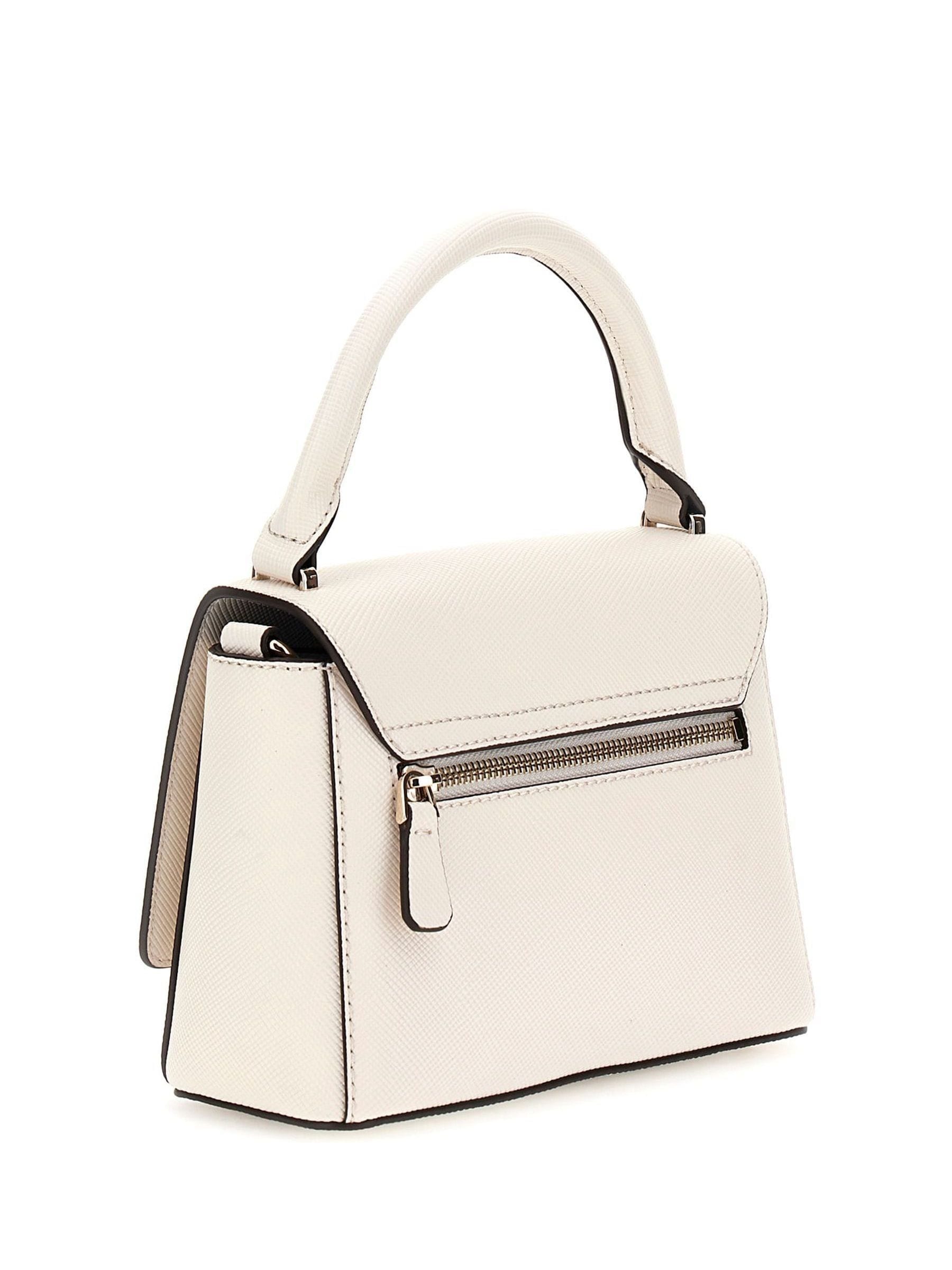 Buy Guess Cream Fedana Top Handle Flap Bag from Next USA