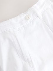 White Stay Smart Wide Leg Linen Rich Trousers - Image 6 of 7