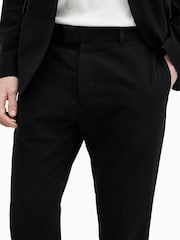 AllSaints Black Heron 100% Cotton Trousers - Image 3 of 8