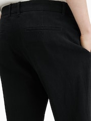 AllSaints Black Heron 100% Cotton Trousers - Image 6 of 8