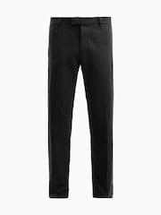 AllSaints Black Heron 100% Cotton Trousers - Image 8 of 8