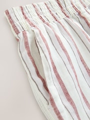 Pink N. Premium 100% Linen Wide Leg Pull-on Trousers - Image 8 of 8