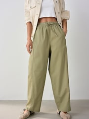 Khaki Green Balloon Leg Trousers - Image 2 of 8