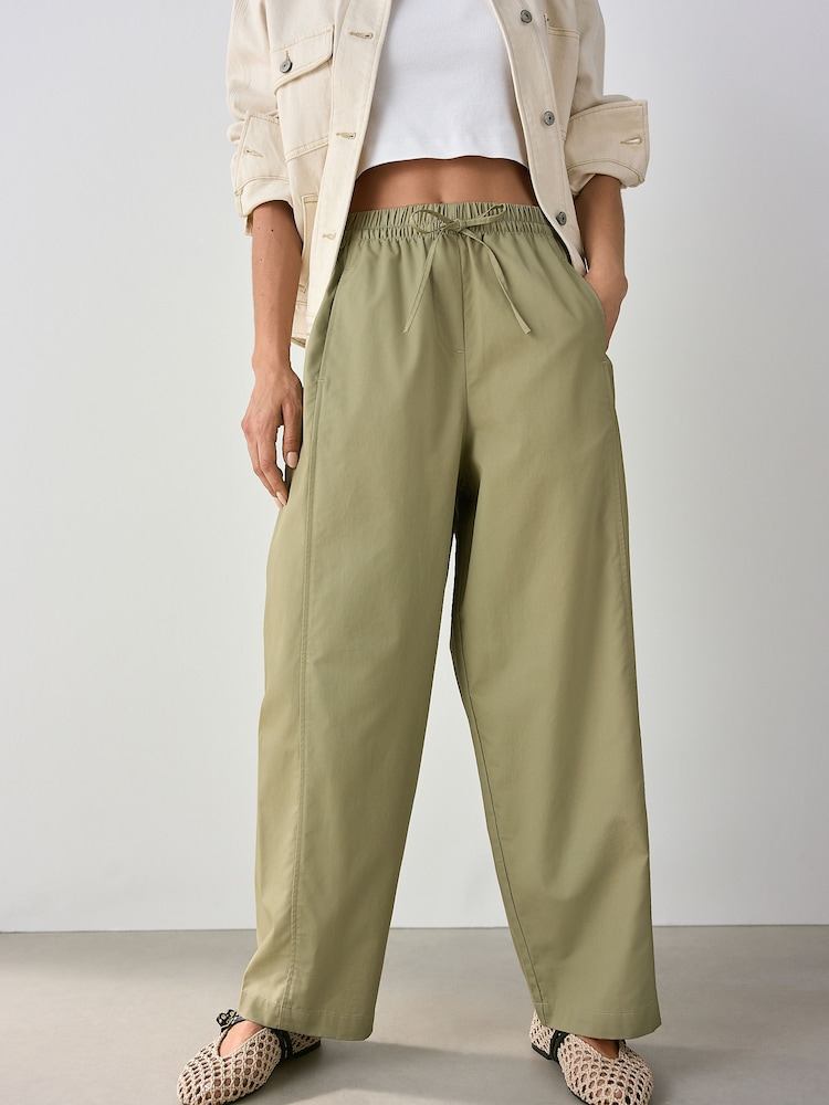 Khaki Green Balloon Leg Trousers - Image 2 of 8