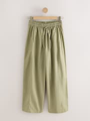 Khaki Green Balloon Leg Trousers - Image 6 of 8