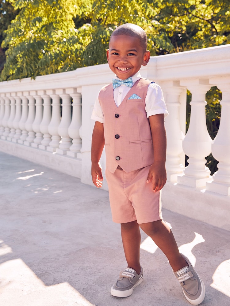 Baker by Ted Baker Shirt Waistcoat and Shorts Set - Image 1 of 10