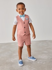 Baker by Ted Baker Shirt Waistcoat and Shorts Set - Image 6 of 10