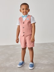 Baker by Ted Baker Shirt Waistcoat and Shorts Set - Image 7 of 10