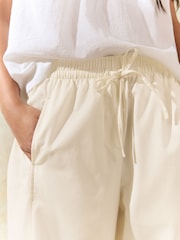 Ecru Balloon Leg Trousers - Image 5 of 8