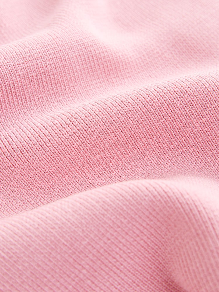Pink Blush Square Neck Scalloped Edge Knitted Vest - Image 6 of 7