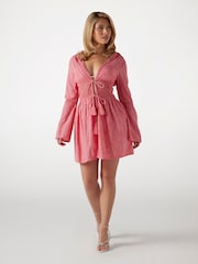 Guess Pink Paisley 100% Cotton Coverups - Image 1 of 4