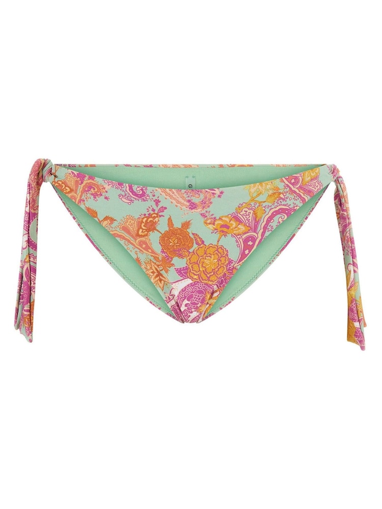 Guess Pink Paisley Bow Bikini Bottoms - Image 1 of 2