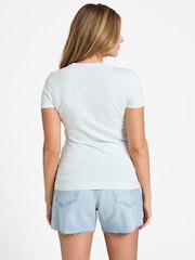 Guess Short Sleeve Logo Lace T-Shirt - Image 3 of 5