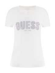 Guess Short Sleeve Logo Lace T-Shirt - Image 4 of 4
