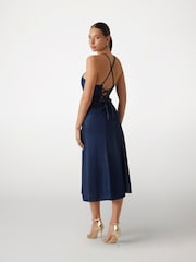 Синее джинсовое платье миди на бретелях Guess Edna - Image 2 of 5