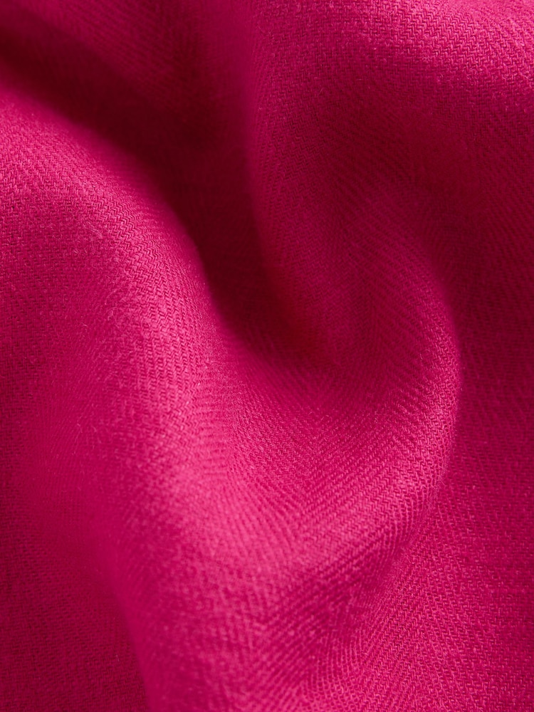 Pink Linen Rich Boy Shorts - Image 3 of 6