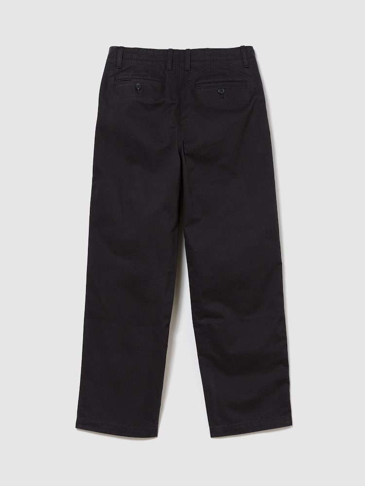 Gap Black Heavyweight Twill Baggy Chinos - Image 2 of 2 Gap Black Heavyweight Twill Baggy Chinos - Image 2 of 2